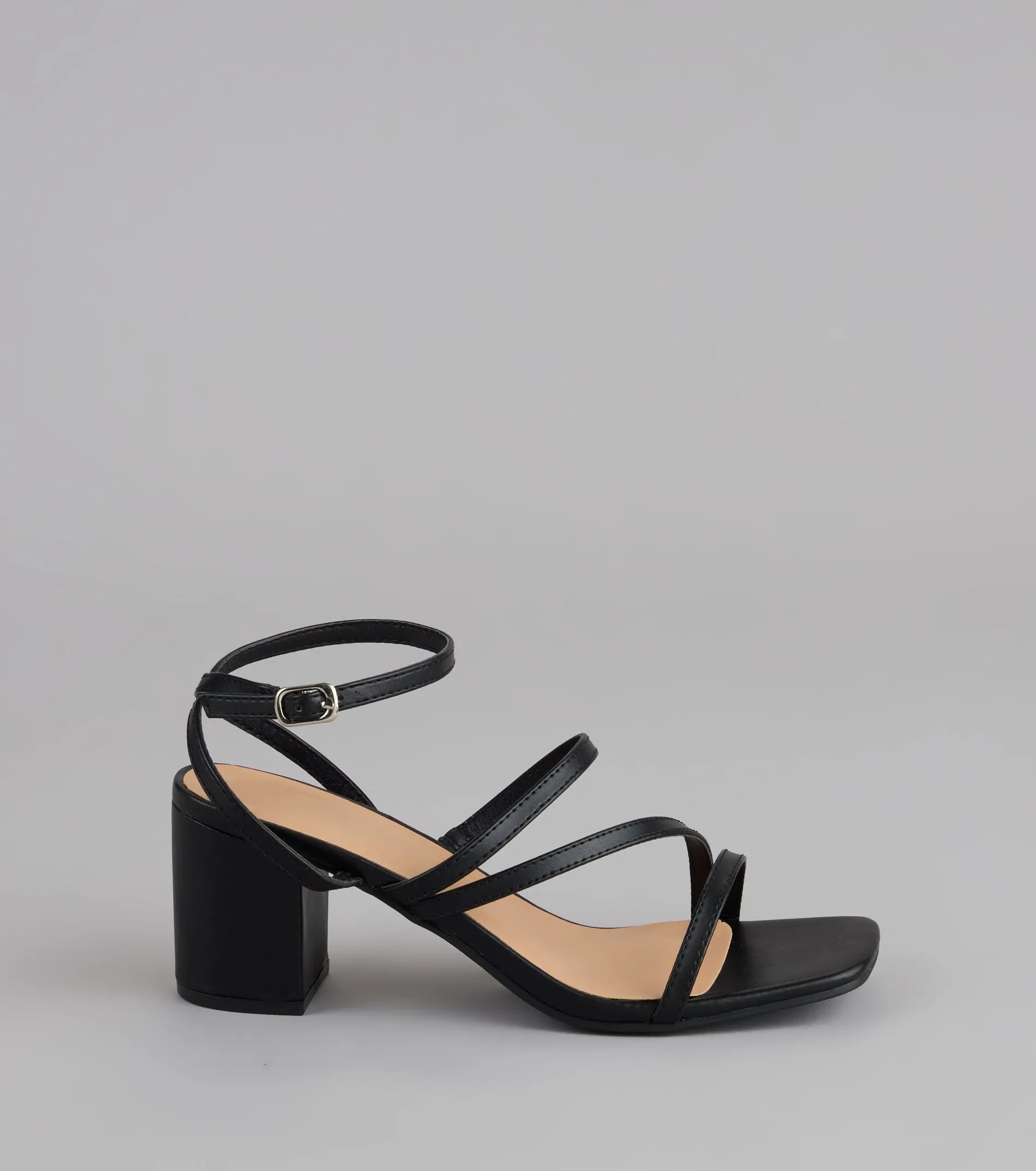 Sleek Steps Strappy Wide Fit Block Heels sold by Windsor product image thumbnail 2