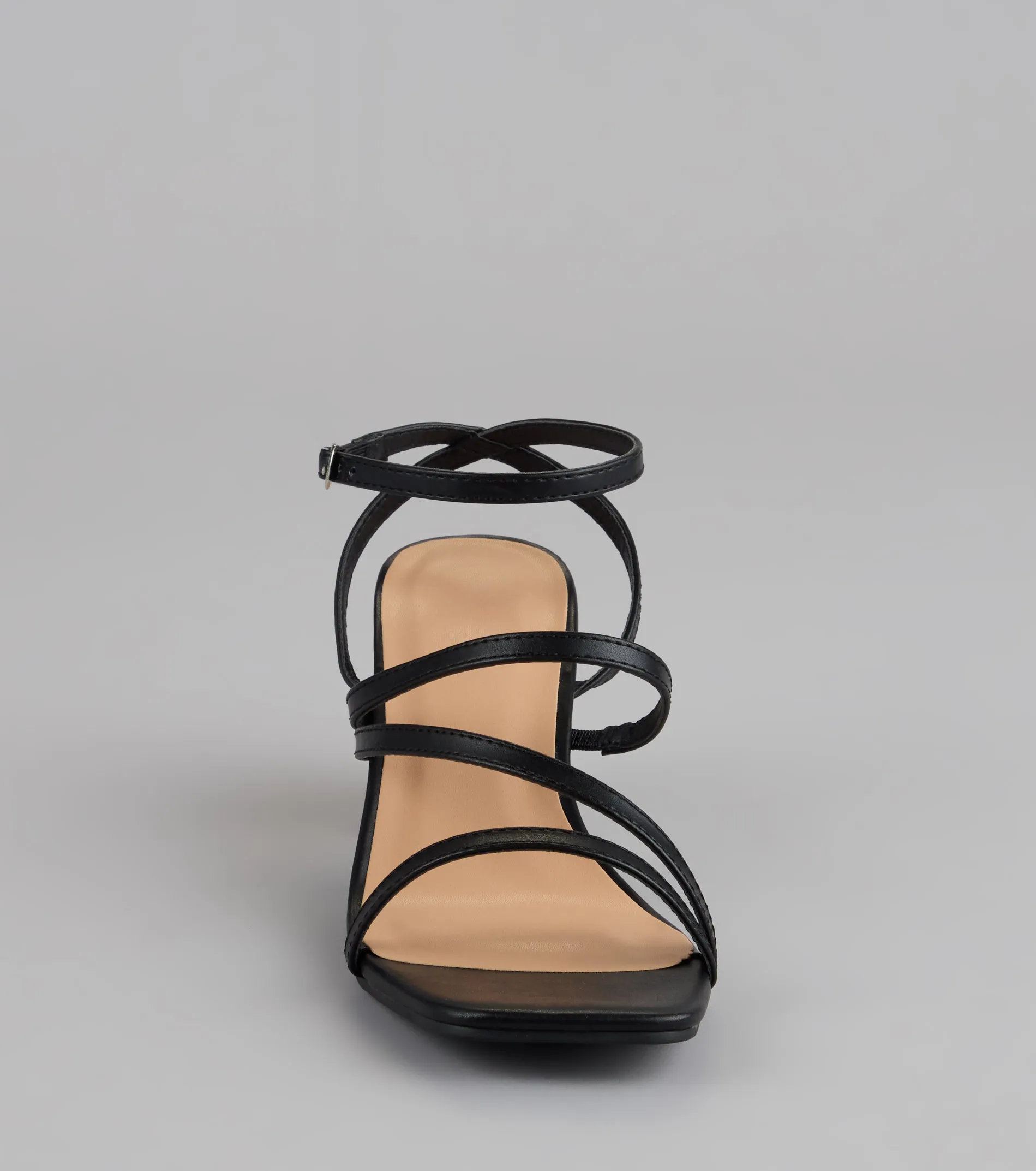 Sleek Steps Strappy Wide Fit Block Heels sold by Windsor product image thumbnail 3
