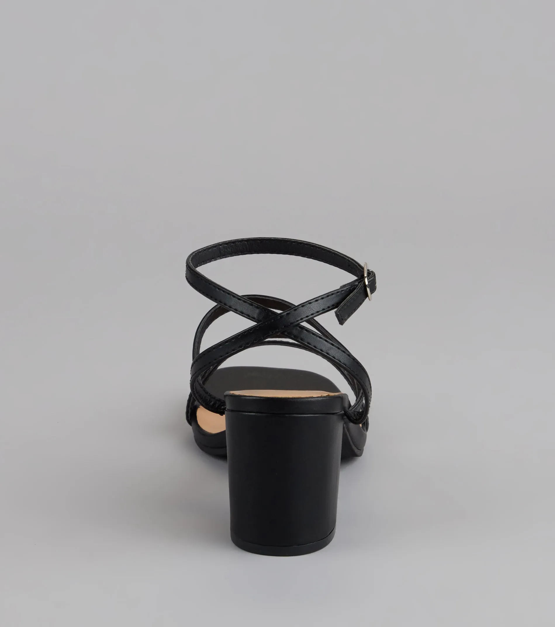 Sleek Steps Strappy Wide Fit Block Heels sold by Windsor product image thumbnail 4