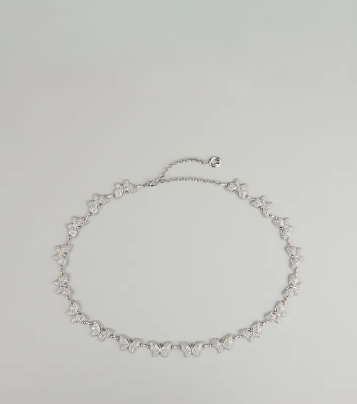 Flutter Effect Butterfly Rhinestone Belt sold by Windsor