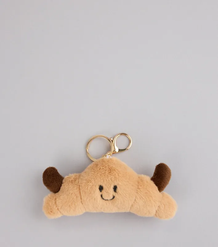 Bonjour Cutie Plush Croissant Bag Keychain sold by Windsor