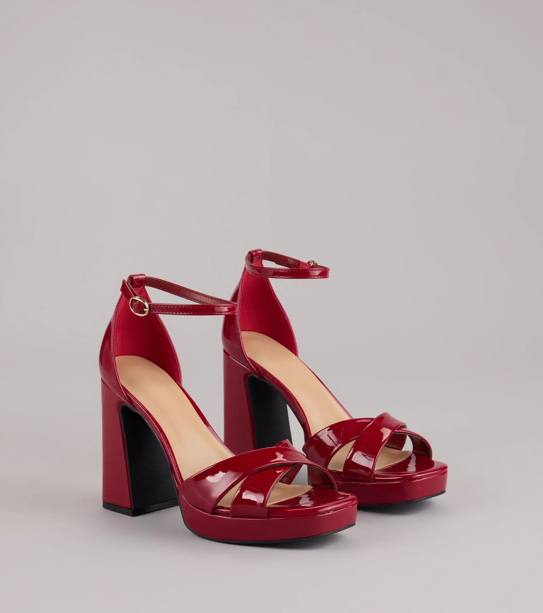 Weekend Glam Platform Block Heels sold by Windsor