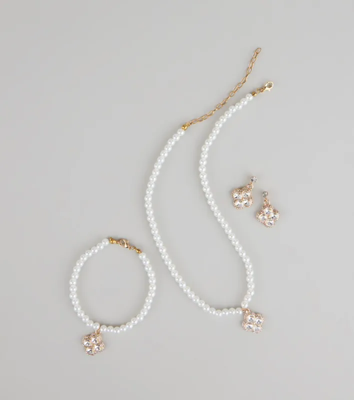 Pearl Princess Charm Jewelry Set sold by Windsor