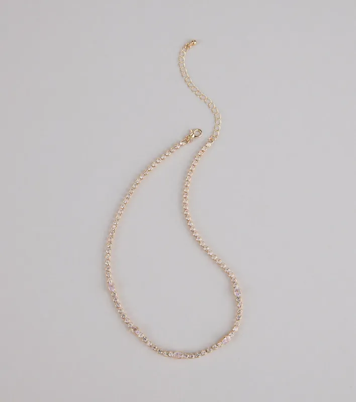 Extra Glow Rhinestone Necklace sold by Windsor