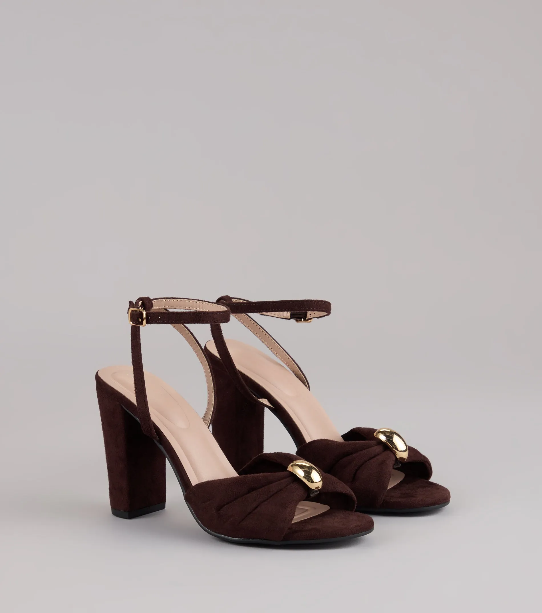 Chic Streak Faux Suede Block Heels sold by Windsor product image thumbnail 5