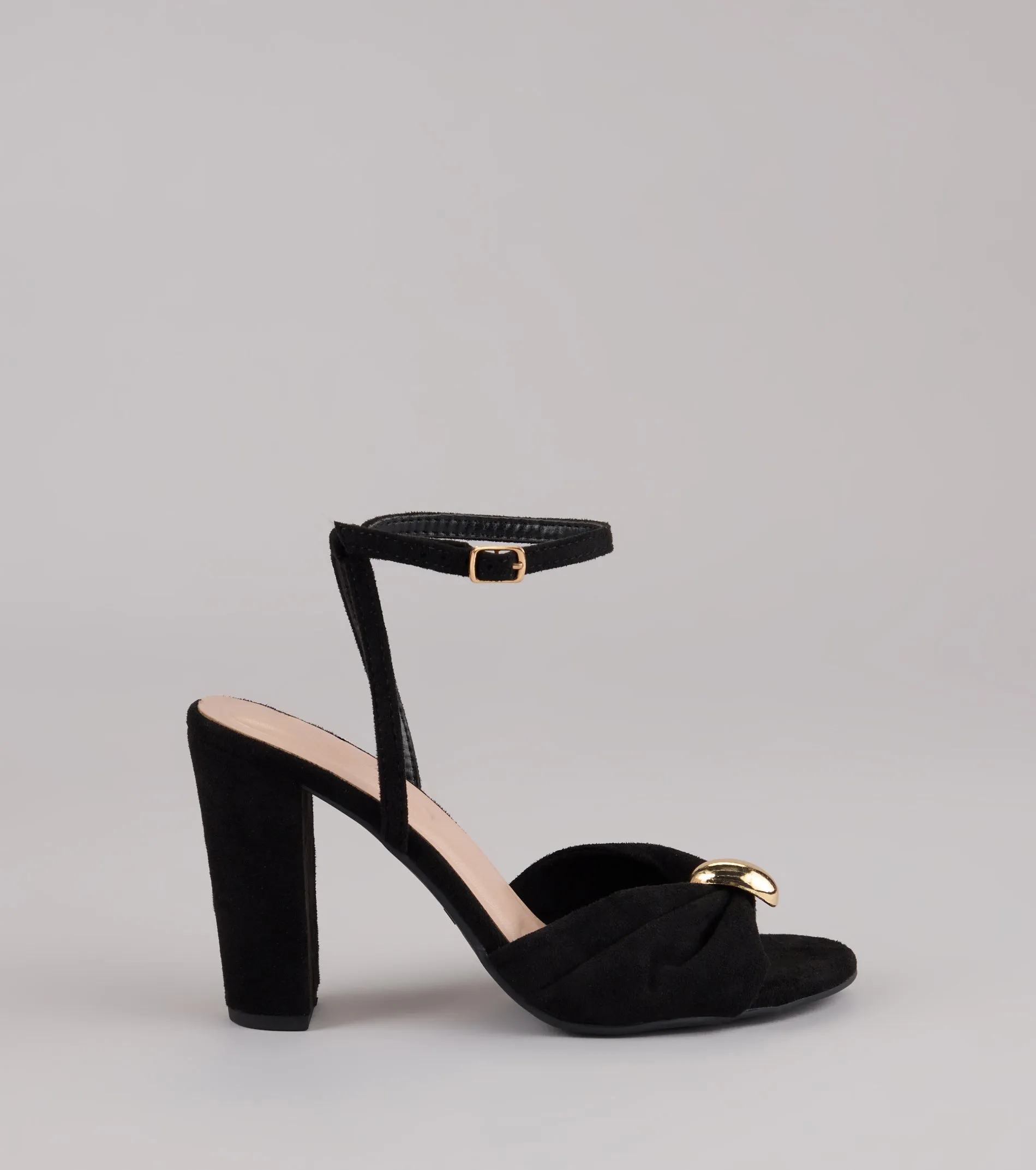 Chic Streak Faux Suede Block Heels sold by Windsor product image thumbnail 2