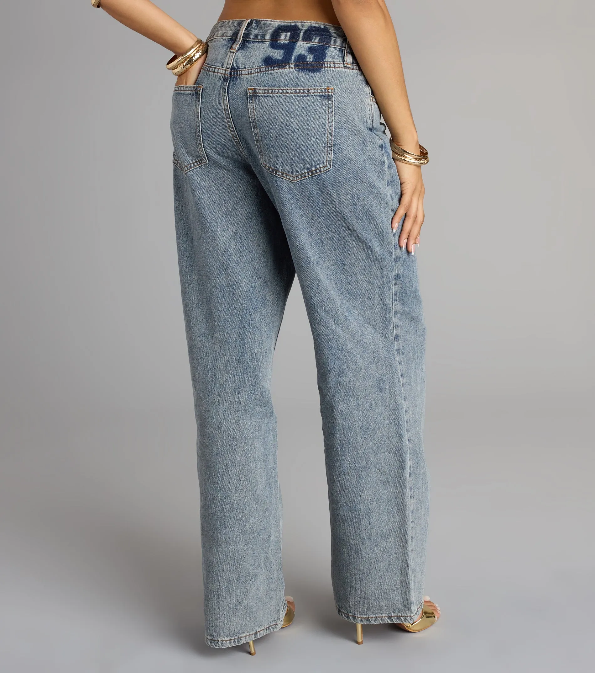 Everyday Icon 93 Wide-Leg Denim Jeans sold by Windsor product image thumbnail 3