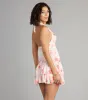 Flirty Bloom Floral Ruffle Skater Dress sold by Windsor