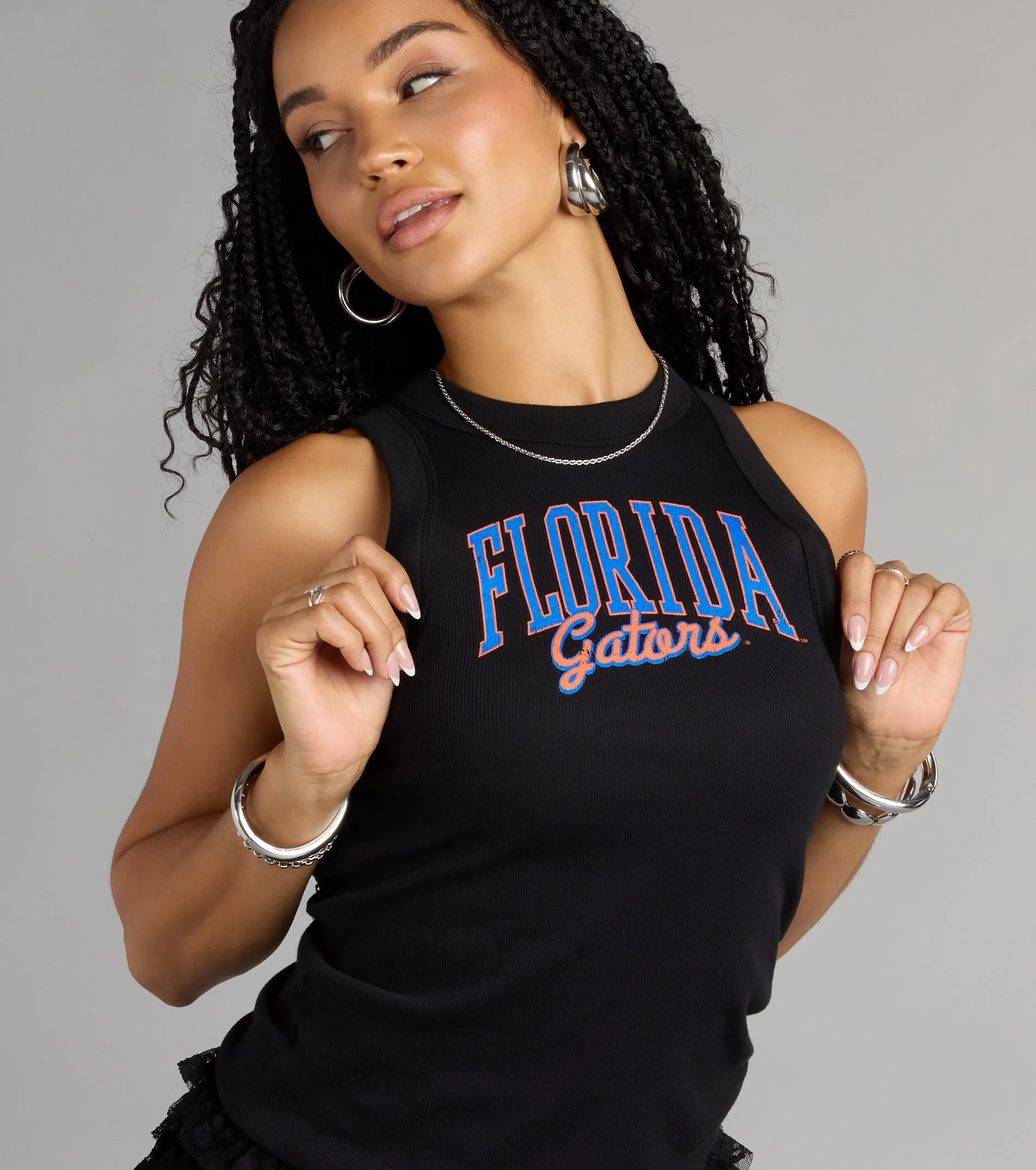 Varsity Vibes Florida™ Gators® Ribbed Tank Top sold by Windsor product image thumbnail 4