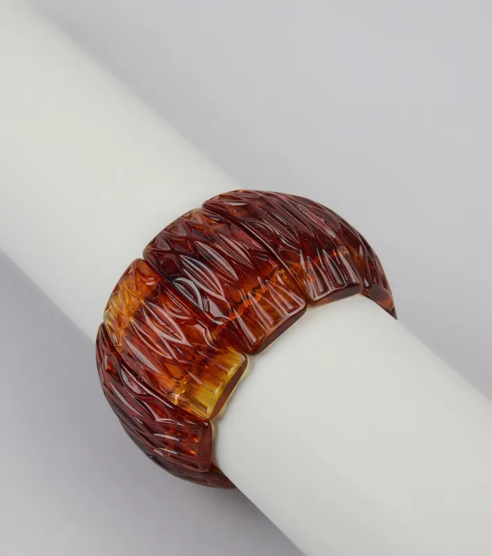 Stack It Up Resin Stretch Bracelet sold by Windsor