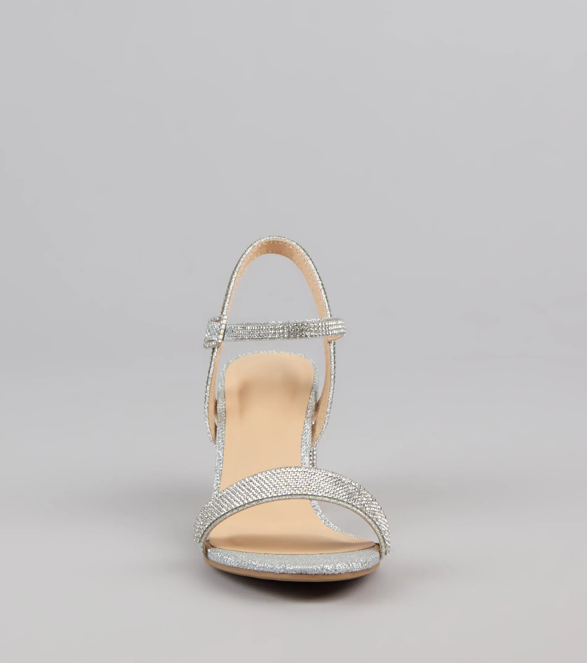 Step Into Sparkle Rhinestone Block Heels sold by Windsor product image thumbnail 3