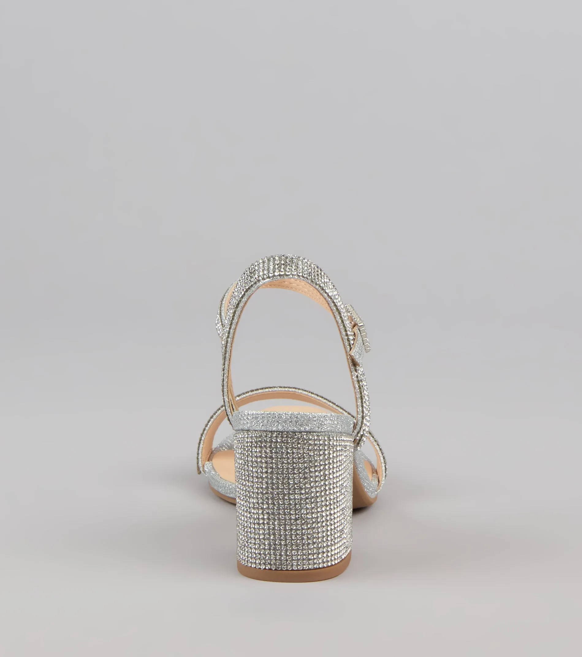 Step Into Sparkle Rhinestone Block Heels sold by Windsor product image thumbnail 4