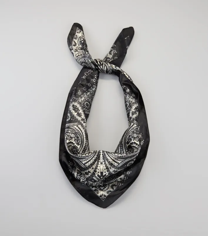 Dream On Paisley Satin Scarf sold by Windsor