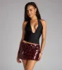 Party Proof Sequin Mini Skirt sold by Windsor
