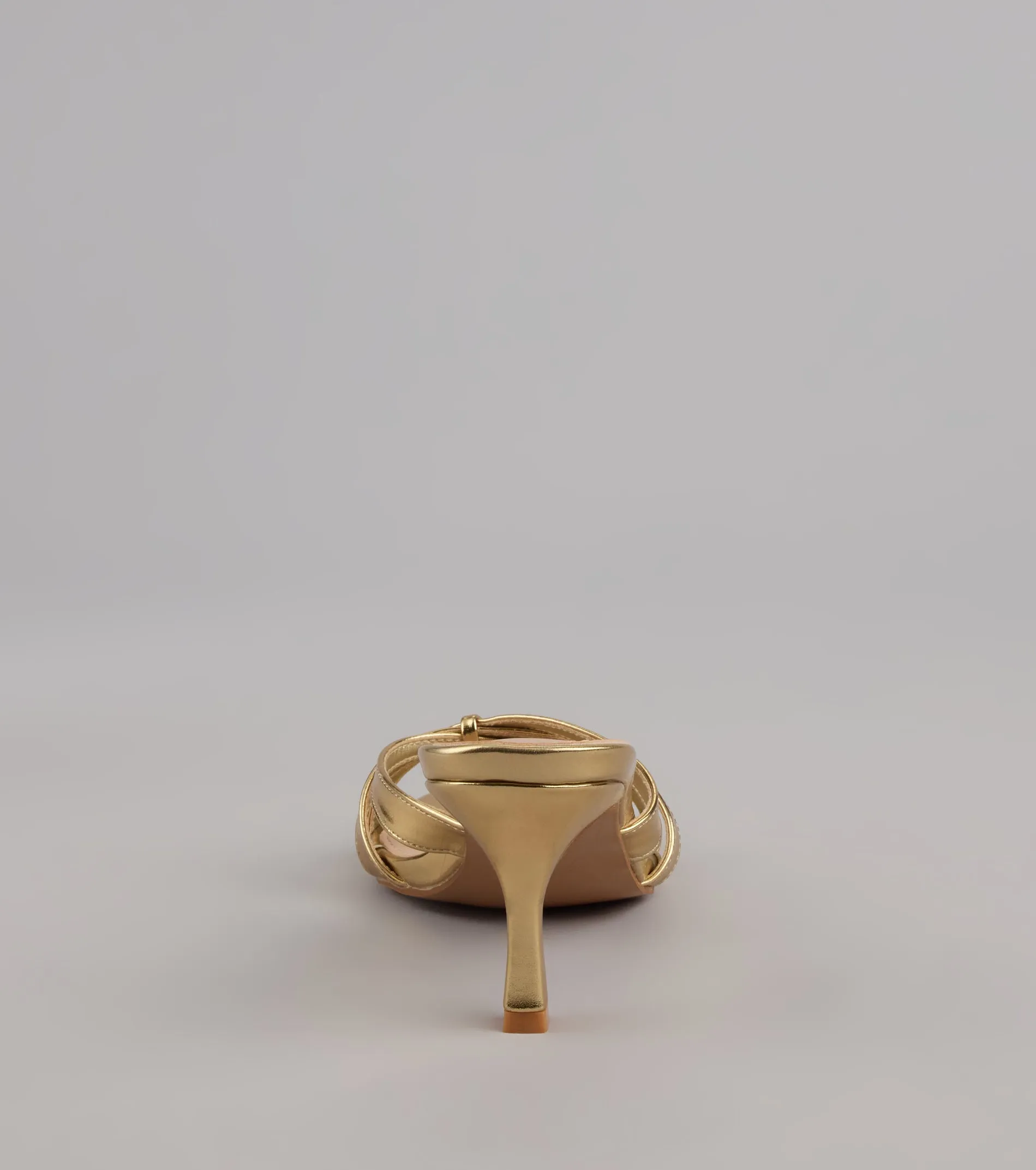 Shine Bright Metallic Thong Kitten Heels sold by Windsor product image thumbnail 4