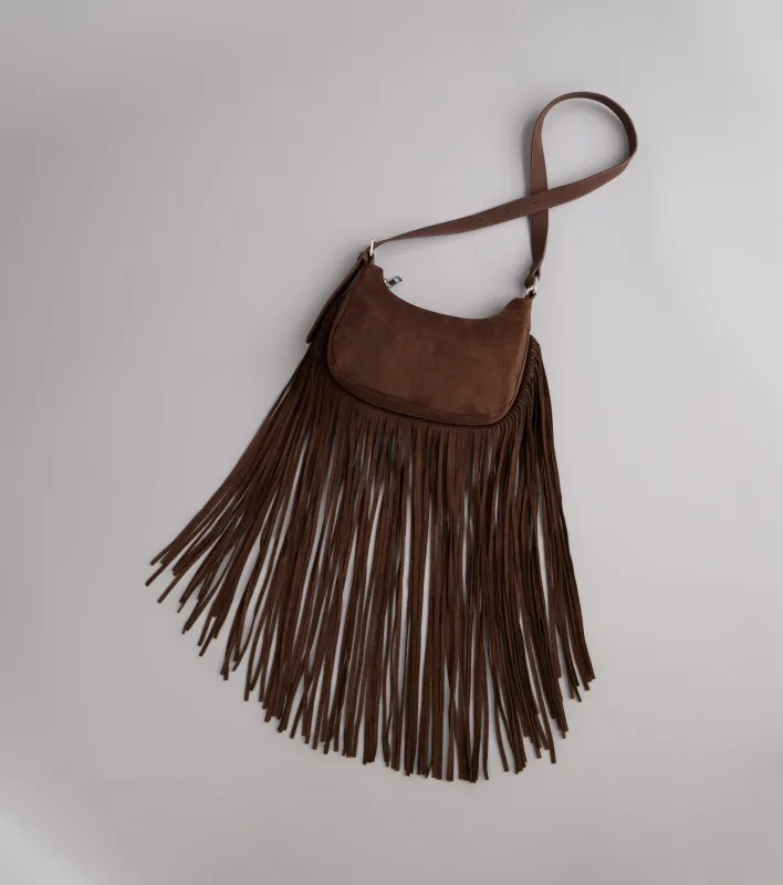 Boho Moves Fringe Crossbody Bag sold by Windsor