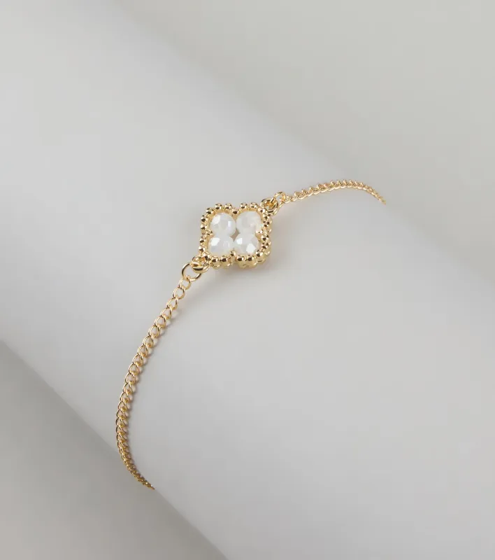 Charmed Life Beaded Clover Bracelet sold by Windsor