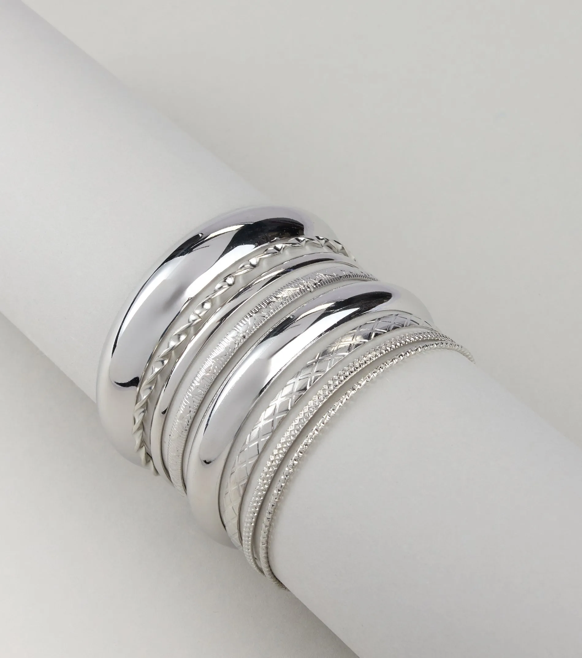 Stack It Up Eight Pack Bangle Bracelet Set sold by Windsor