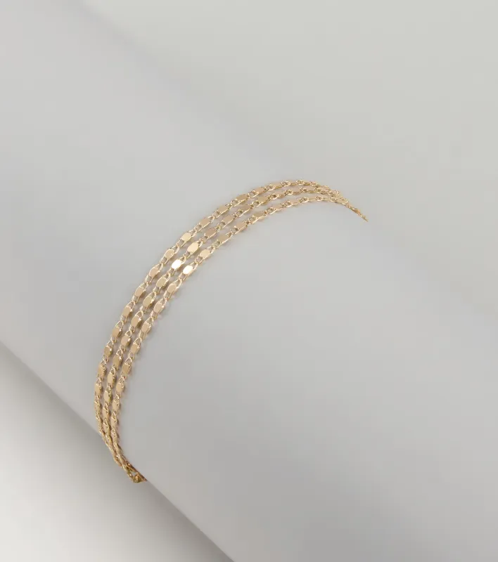 Lucky Chic Coin Chain Bracelet sold by Windsor