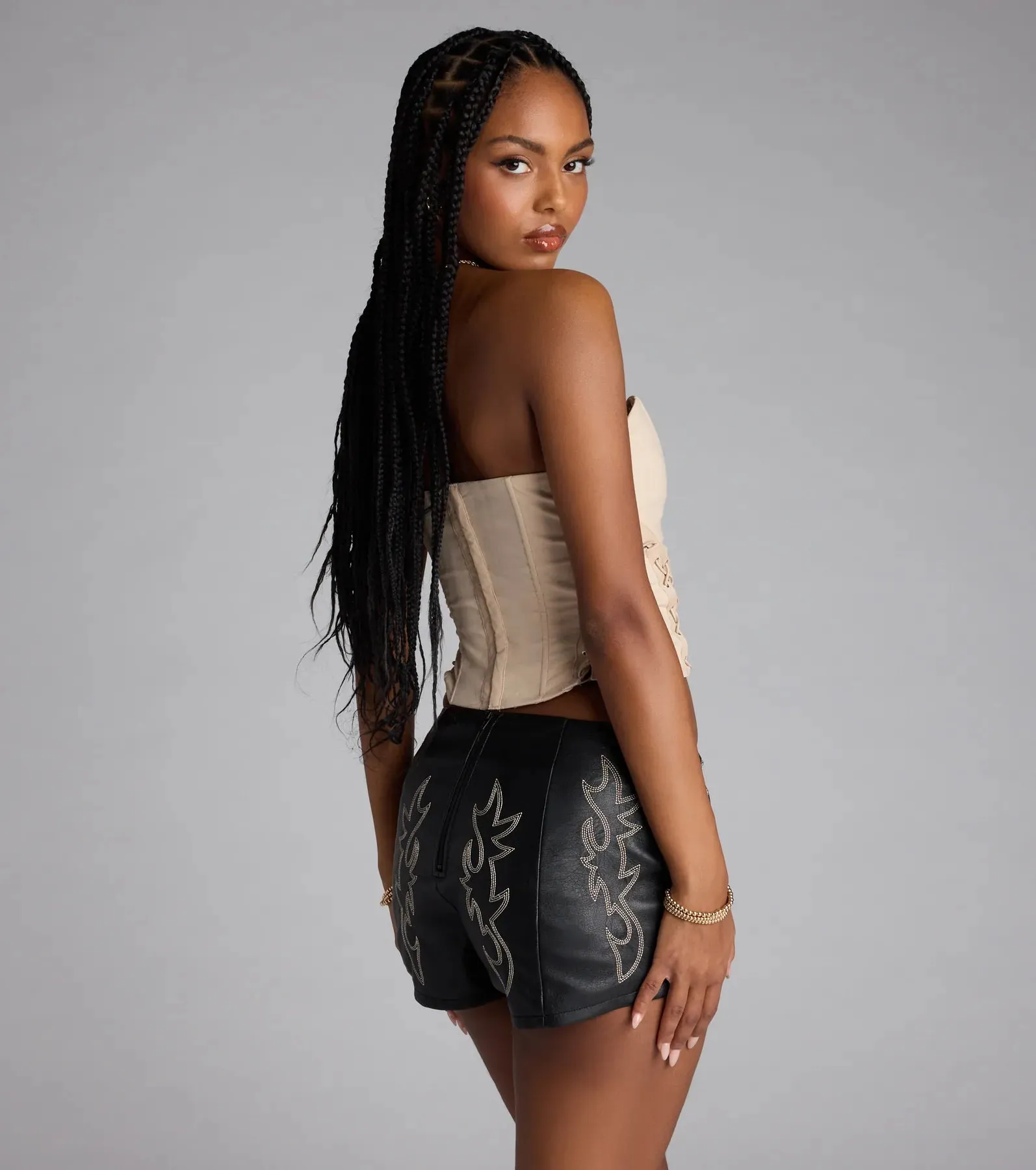 Tied Up And Tempting Corset Top sold by Windsor product image thumbnail 2