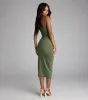 Kiss and Tell Sweetheart Cutout Midi Dress sold by Windsor