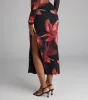 Soft Serve Floral High Slit Maxi Skirt sold by Windsor