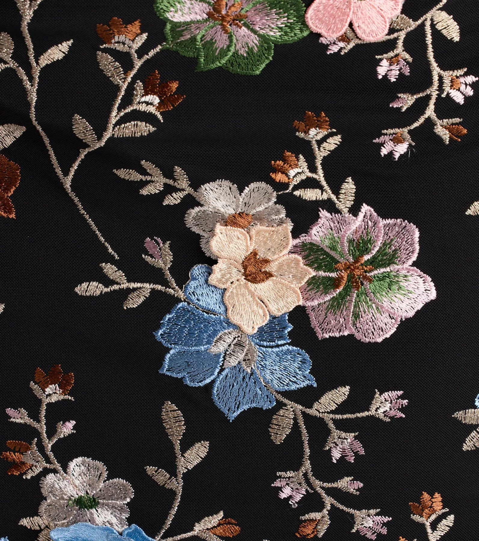 Flowery Dream Floral Embroidered A-Line Mini Dress sold by Windsor product image thumbnail 4