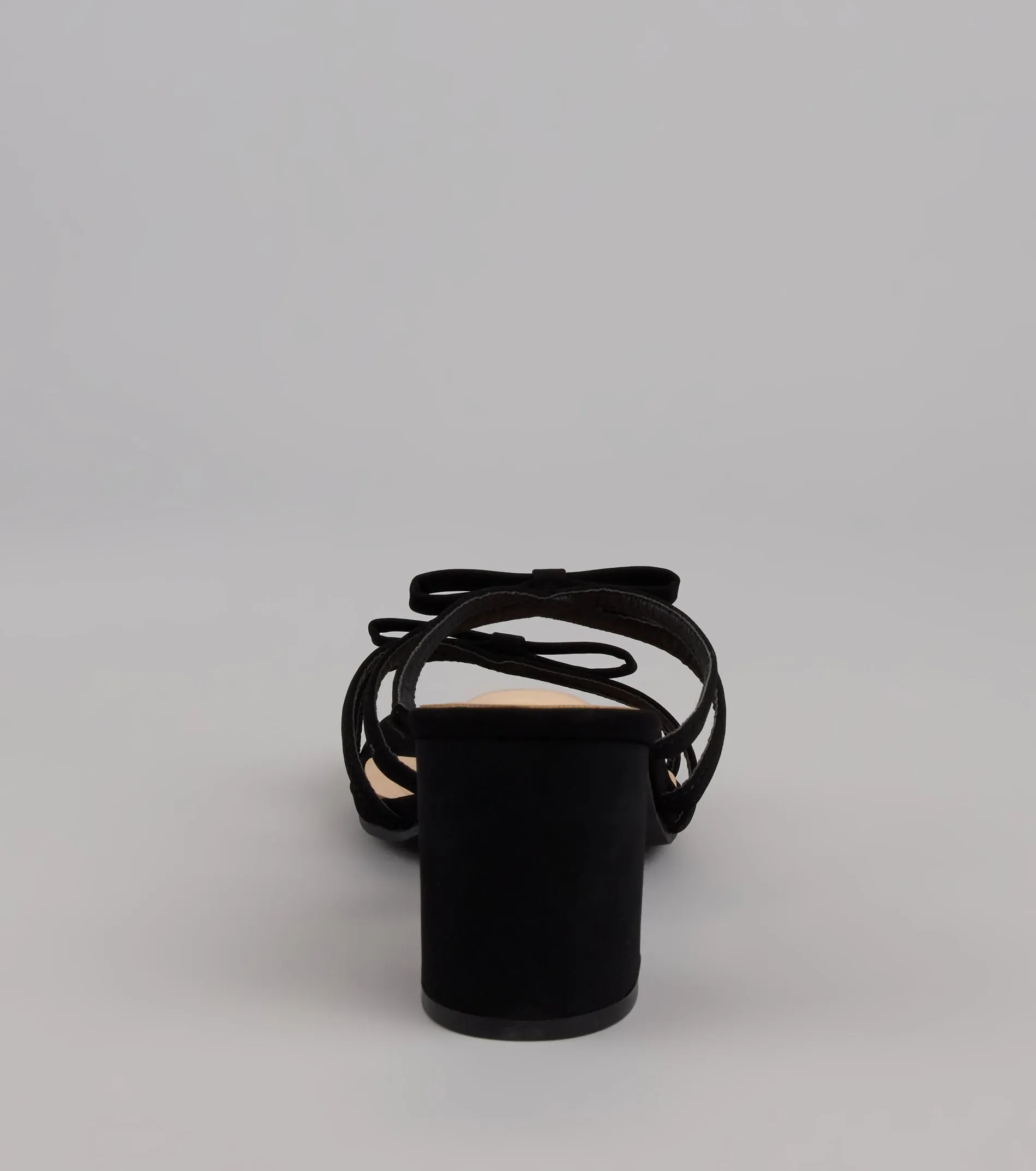 All Day Cute Bow Strap Block Heel Mules sold by Windsor product image thumbnail 4