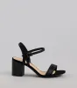 Disco Dreams Rhinestone Block Heels sold by Windsor