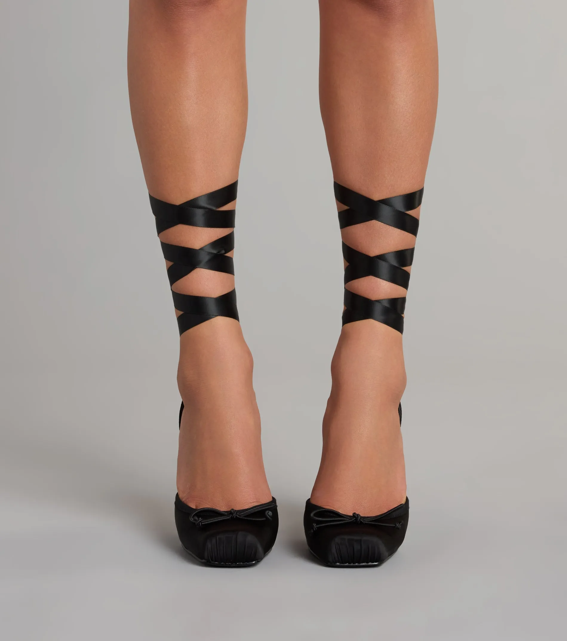 PLACEHOLDER - Tie It Up Satin Ballet Heels sold by Windsor product image thumbnail 2