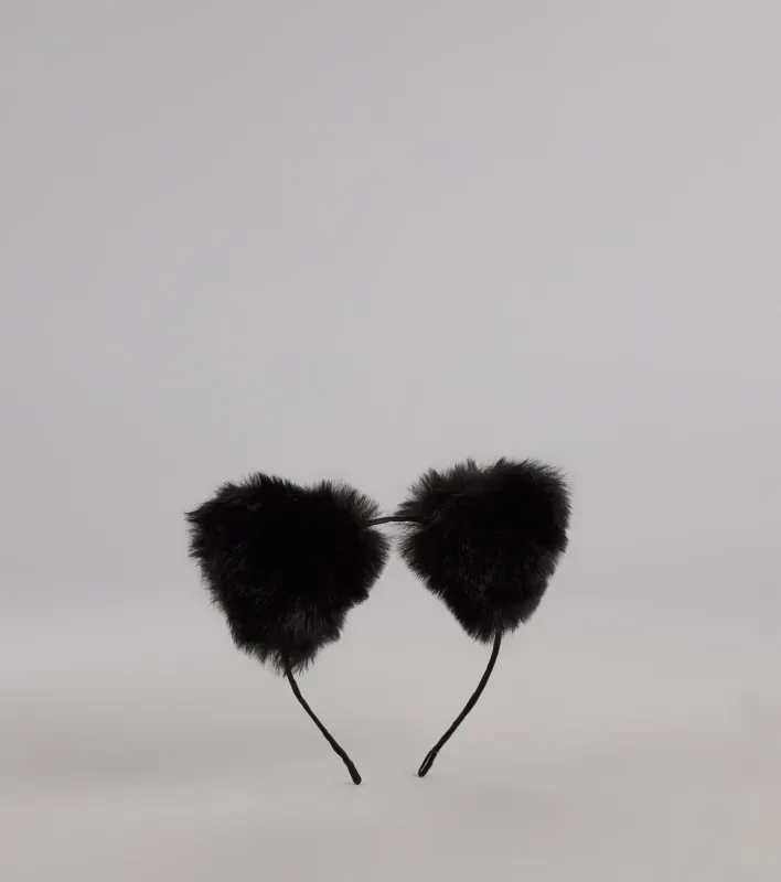Feline Fine Fuzzy Cat Ears Headband sold by Windsor