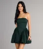 All Eyes On You Lace-Up Skater Dress sold by Windsor