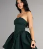 All Eyes On You Lace-Up Skater Dress sold by Windsor