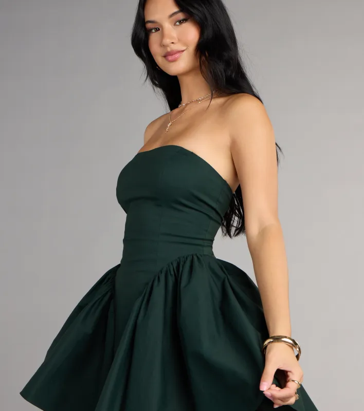 All Eyes On You Lace-Up Skater Dress sold by Windsor
