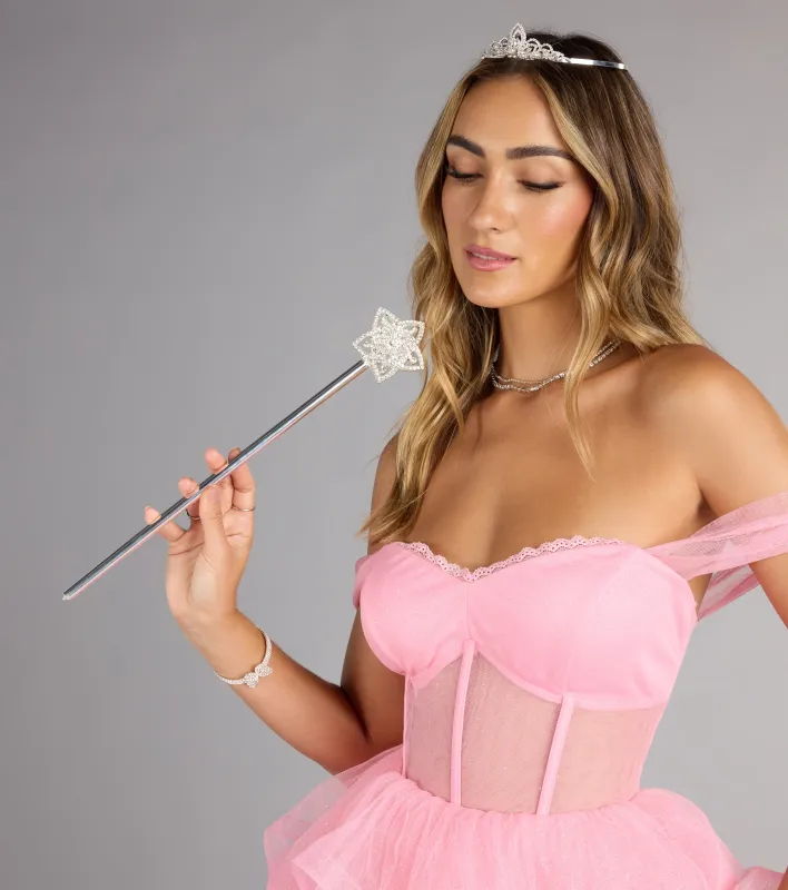 Sparkle Spells Rhinestone Star Wand sold by Windsor