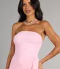 Pretty Intentions Tube Mini Dress With Sash sold by Windsor