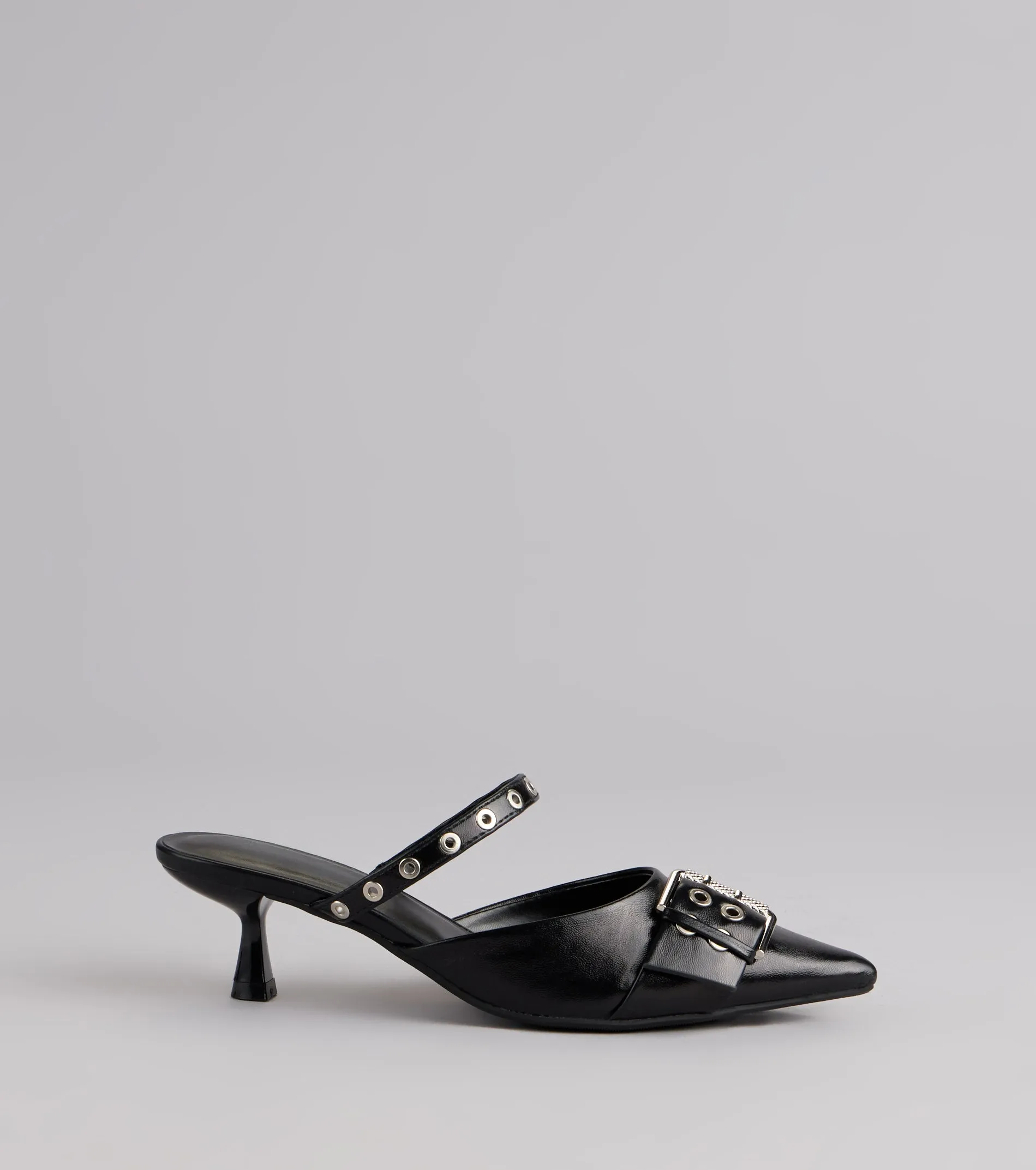 Rebel Chic Buckle Kitten Heels sold by Windsor product image thumbnail 3