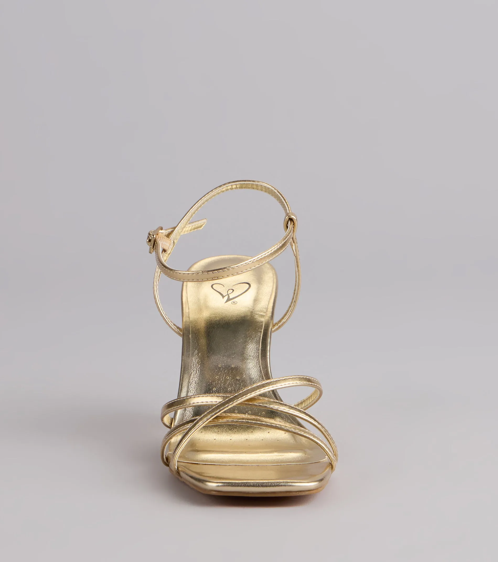 Shine Hour Metallic Strappy Stiletto Heels sold by Windsor product image thumbnail 3