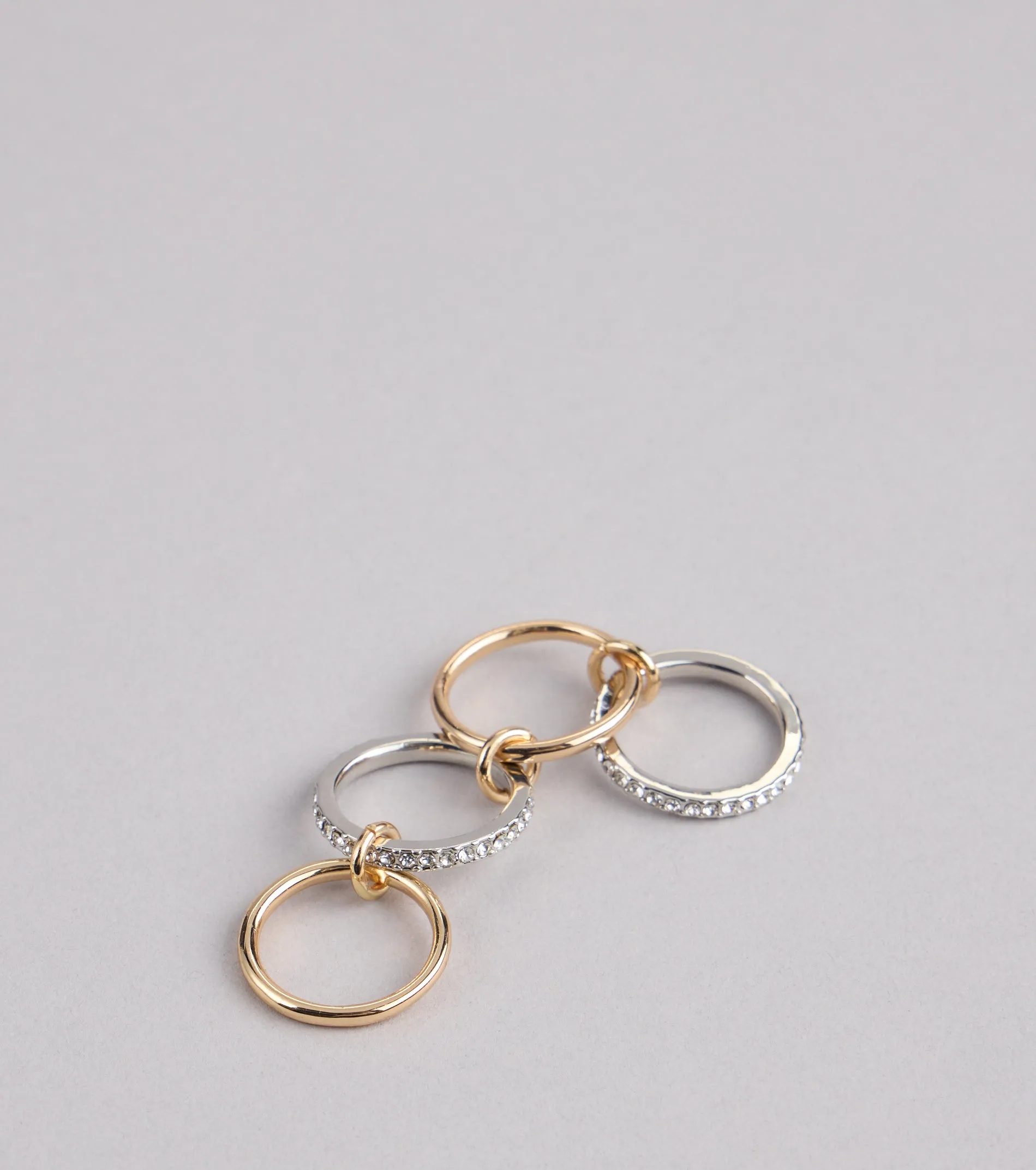 Stylish Stack Interlocking Rings sold by Windsor product image thumbnail 2