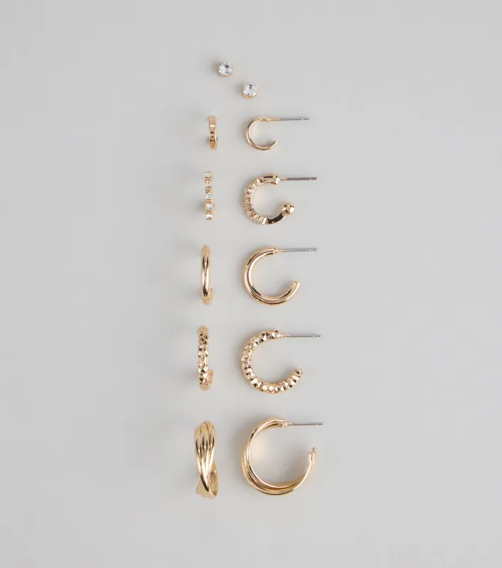 All About The Hoops Earring Set sold by Windsor