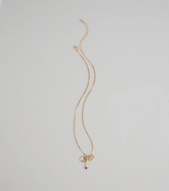 Lucky Streak Charm Necklace sold by Windsor