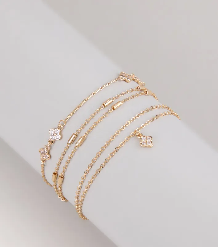 Dainty Daze Layered Chain Bracelet sold by Windsor