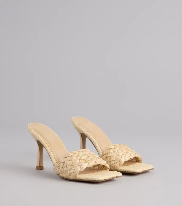Sunny Escape Stiletto Mules sold by Windsor