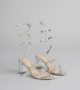 Spiral Stunner Bow Wrap Heels sold by Windsor