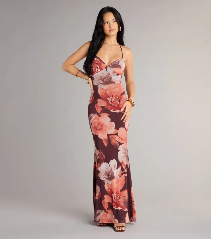 Fall Into Bloom Floral Maxi Dress sold by Windsor