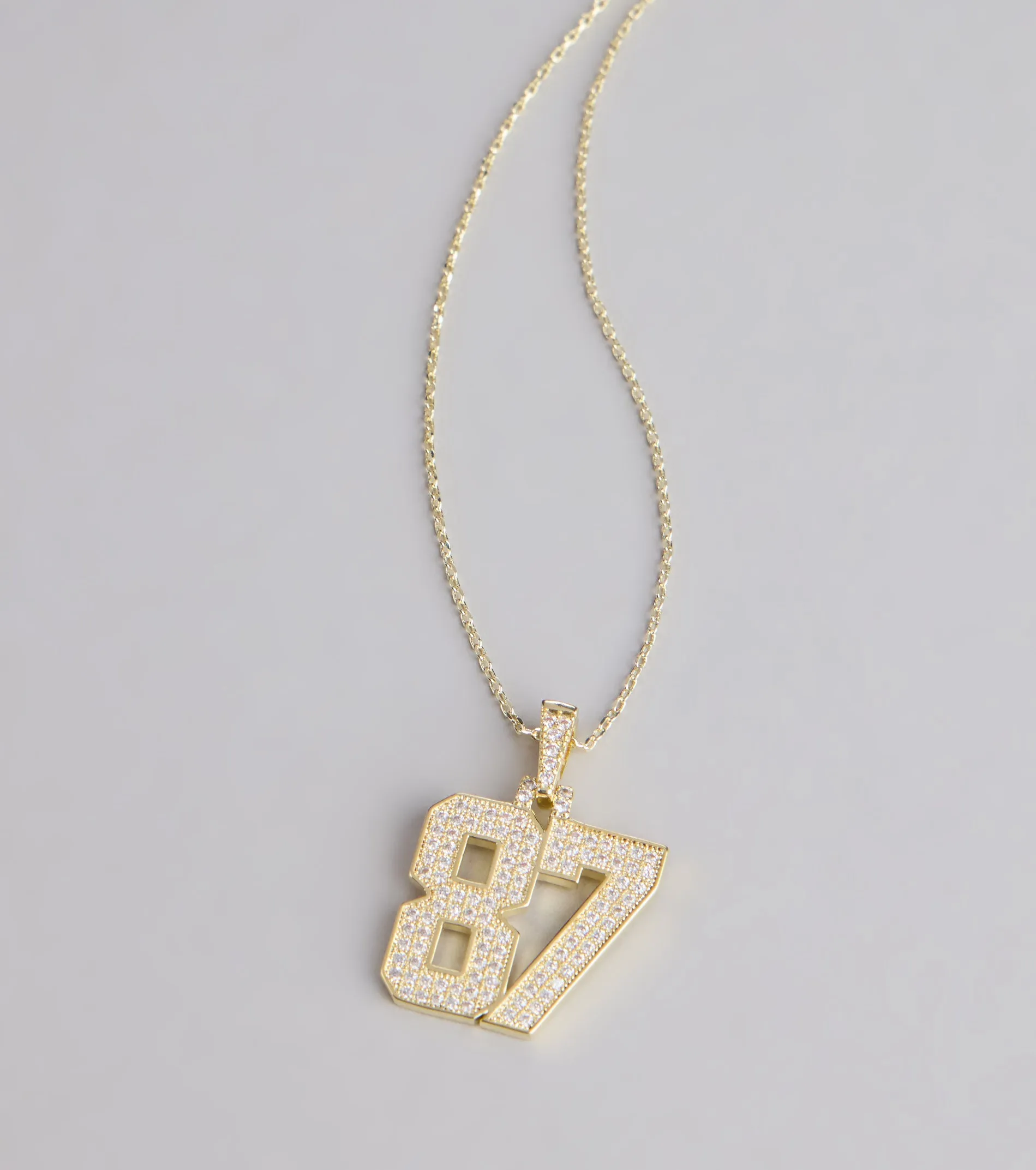 Shine On Rhinestone 87 Chain Necklace sold by Windsor product image thumbnail 2