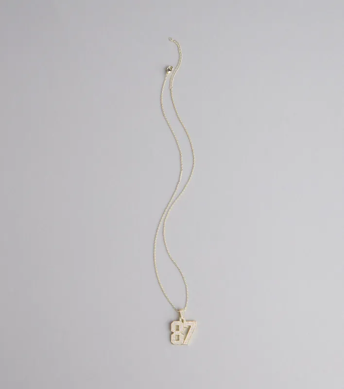 Shine On Rhinestone 87 Chain Necklace sold by Windsor