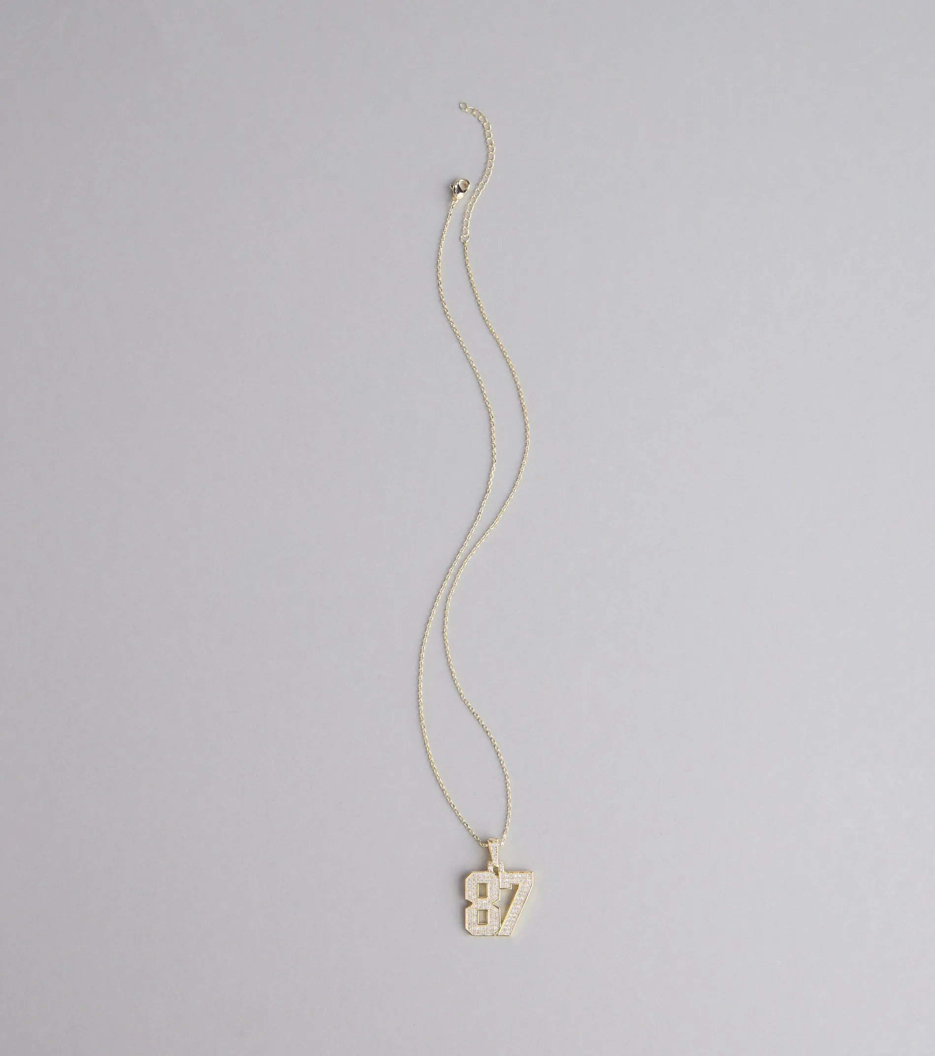 Shine On Rhinestone 87 Chain Necklace sold by Windsor