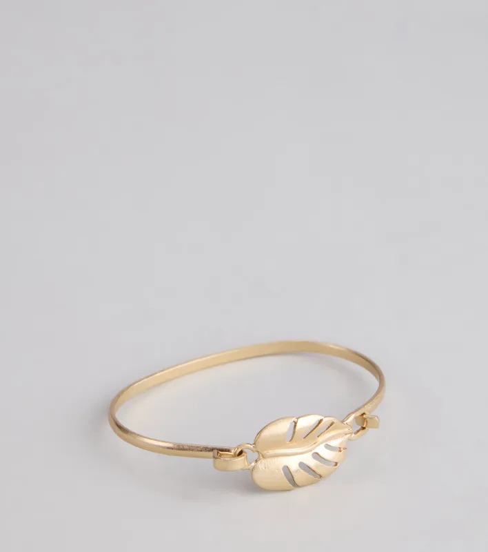 Island Vibes Tropical Leaf Bracelet sold by Windsor