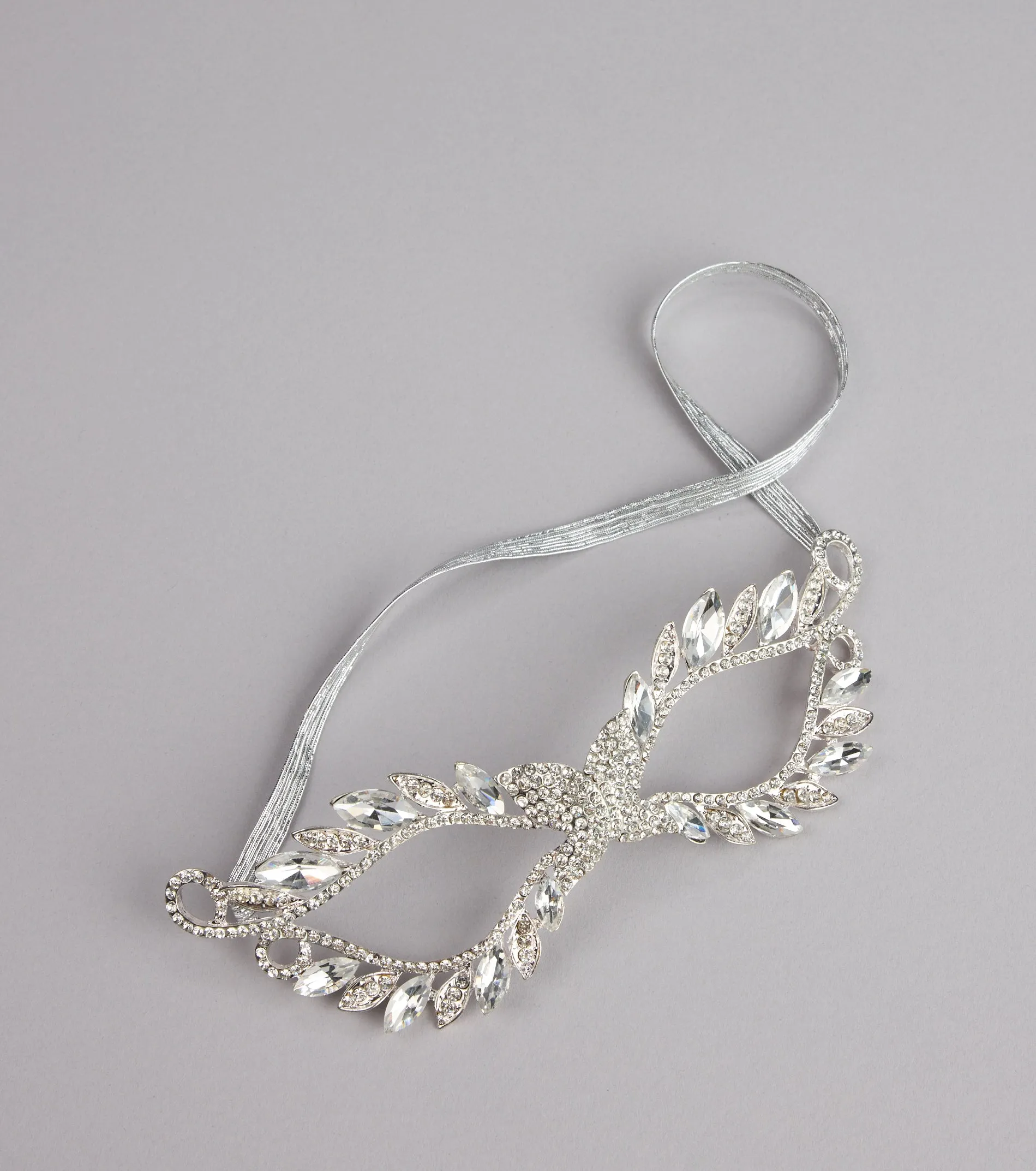 Midnight Sparkle Rhinestone Masquerade Mask sold by Windsor